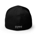 GO FORWARD Embroidered Korean Phrase Cap - Stylish Closed-Back Structured Hat for Everyday Wear