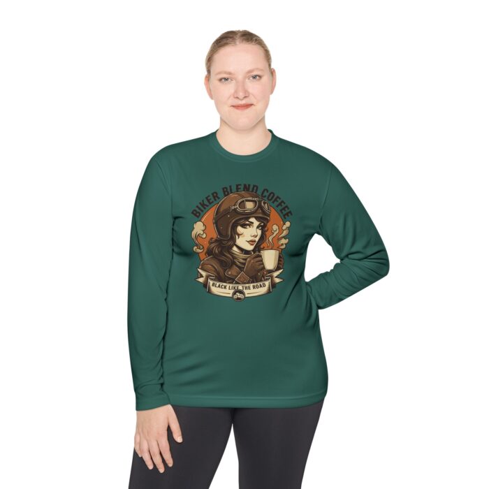 Bike blend coffee Unisex Lightweight Long Sleeve Tee - Image 28