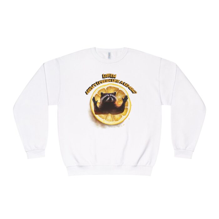 Lemonish racoon Unisex NuBlend® Crewneck Sweatshirt
