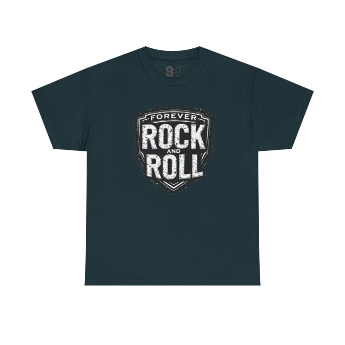 Rock & Roll Unisex Heavy Cotton Tee - Image 5