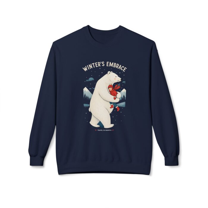 Winter's embrace Unisex Midweight Softstyle Fleece Crewneck Sweatshirt - Image 9