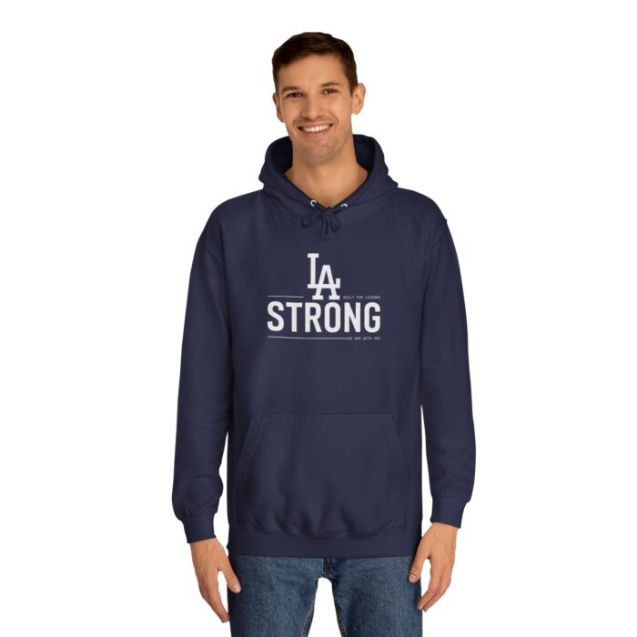 LA STRONG Unisex College Hoodie - Image 11