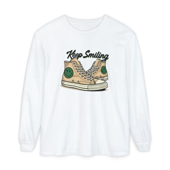 Copy of Keep smiling Unisex Garment-dyed Long Sleeve T-Shirt