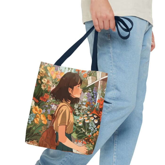 Girl and Flower Shop Tote Bag (AOP) - Image 51