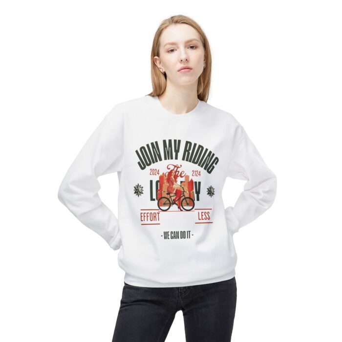 Join My Riding Unisex Midweight Softstyle Fleece Crewneck Sweatshirt - Image 3