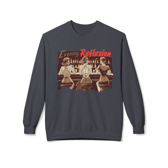 Evening Reflexion Unisex Midweight Softstyle Fleece Crewneck Sweatshirt - Image 5