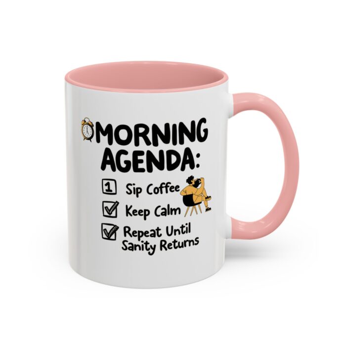 Morning Agenda Accent Coffee Mug (11, 15oz) - Image 10