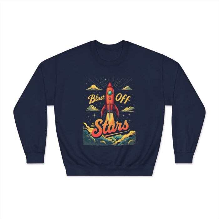 Blast off Unisex DryBlend® Crewneck Sweatshirt - Image 5