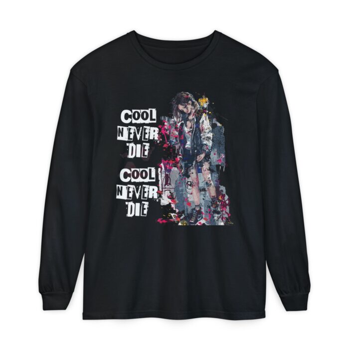 Cool never die Garment-dyed Long Sleeve T-Shirt - Image 13