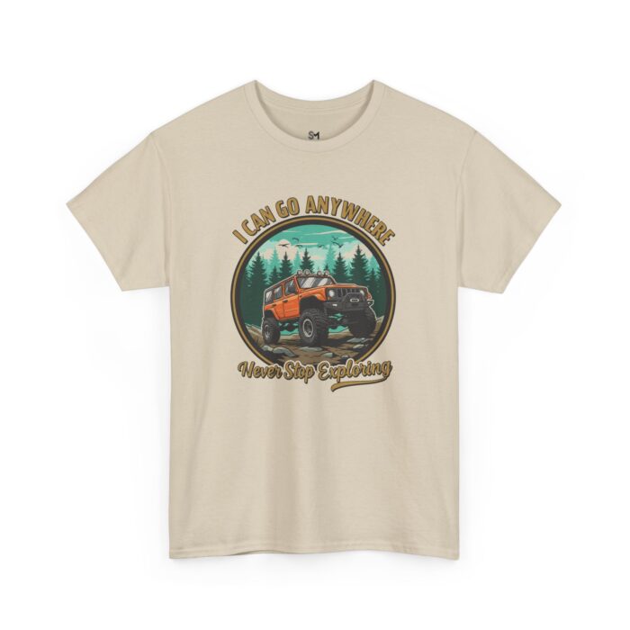 I can go anywhere Unisex Heavy Cotton Tee - Image 3
