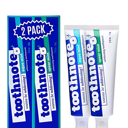 toothnote Whitening Toothpaste Aqua Mint 100g + Spear Mint 100g Set