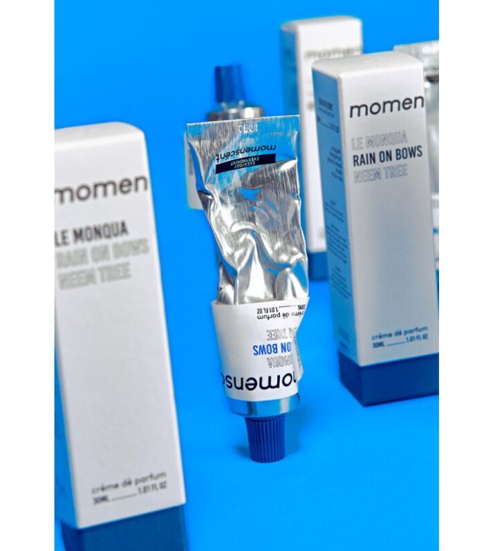 momenscent Rain On Bows Solid Perfume Aqua Floral Woody 30ml - Image 3