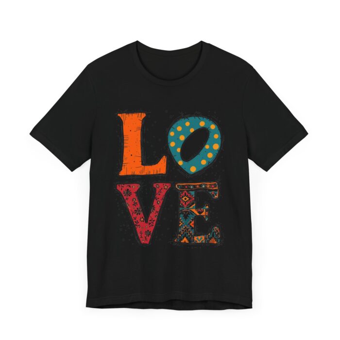 LOVE Unisex Jersey Short Sleeve Tee - Image 3