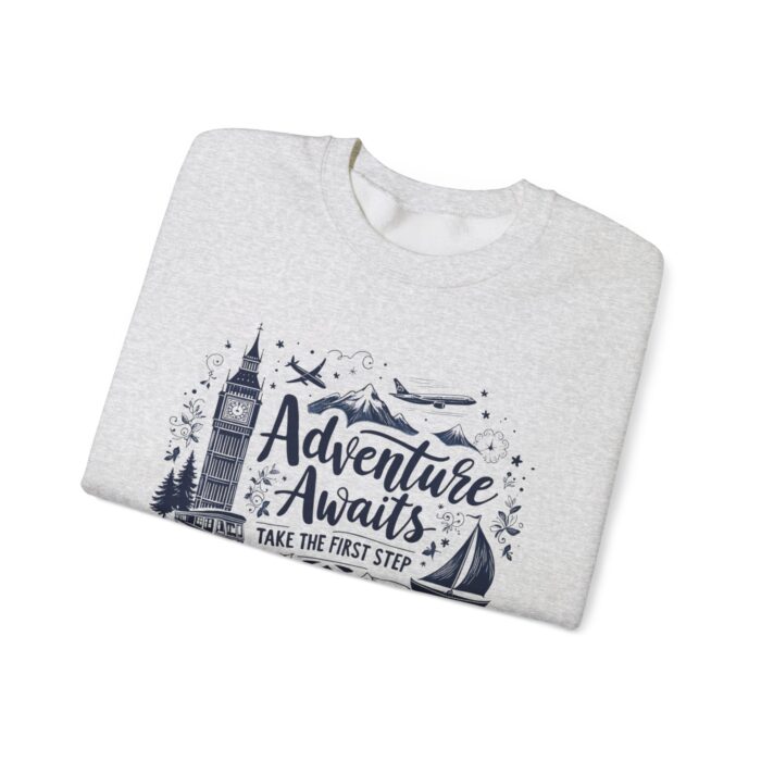 Take the first step Unisex Heavy Blend™ Crewneck Sweatshirt - Image 3