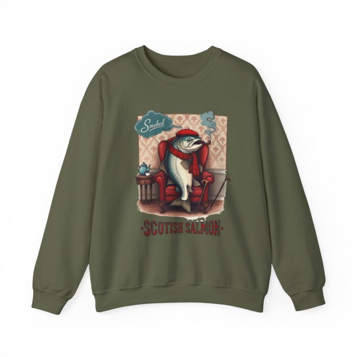 Scottish Salmon Unisex Heavy Blend™ Crewneck Sweatshirt - Image 25
