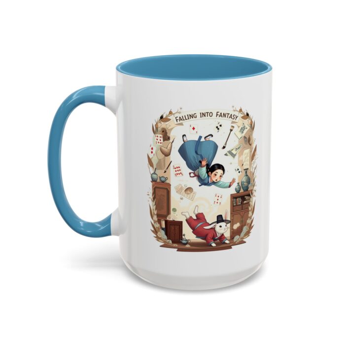Falling into fantasy Accent Coffee Mug (11, 15oz) - Image 39