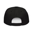 The Pure Lamb Embroidered Snapback Cap - Korean Phrase Design