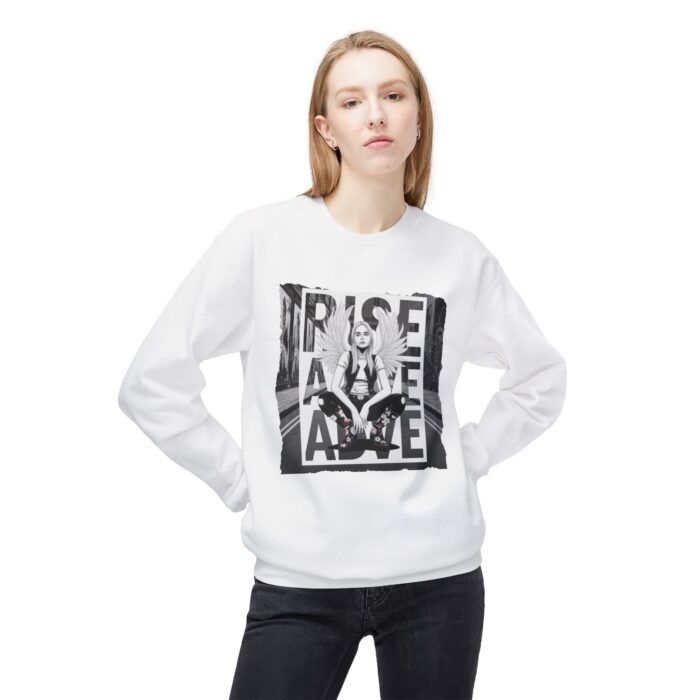Rise Above Unisex Midweight Softstyle Fleece Crewneck Sweatshirt - Image 3