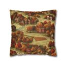 Map of Memories II Spun Polyester Square Pillowcase