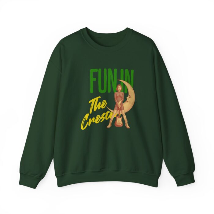 Fun in the crescent Unisex Heavy Blend™ Crewneck Sweatshirt - Image 9