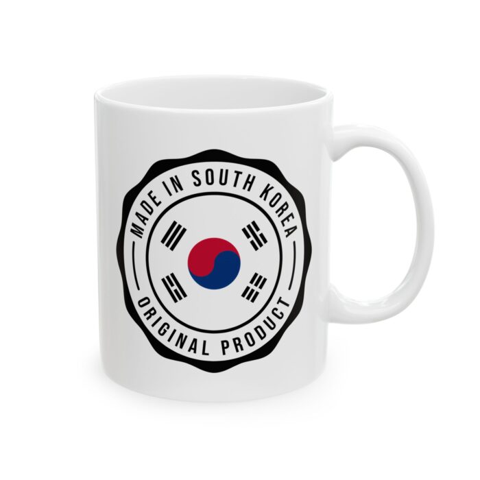 "meta_description": "Durable Taegeukgi Ceramic Mug: BPA-free, microwave & dishwasher-safe. Available in 11oz & 15oz.",
