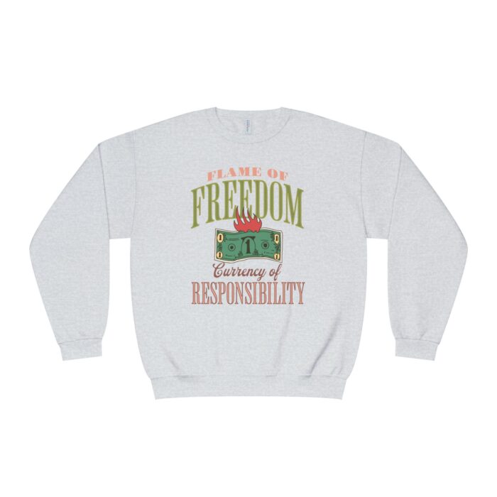 Currency of freedom Unisex NuBlend® Crewneck Sweatshirt - Image 25