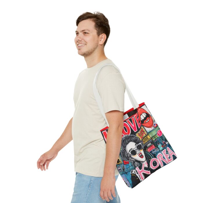 I love Korea Tote Bag (AOP) - Image 31
