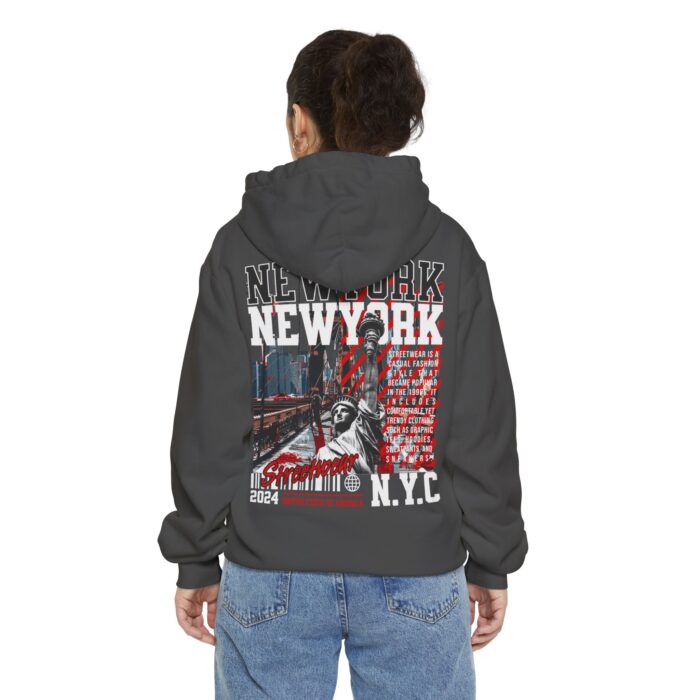 New York Streetwear Unisex Garment-Dyed Hoodie - Image 8