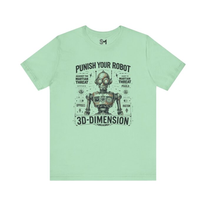 Punish Your Robot Unisex Jersey Short Sleeve Tee - Image 5