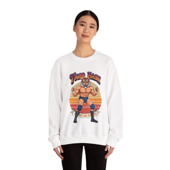 Tiger Mask Unisex Heavy Blend™ Crewneck Sweatshirt - Image 4