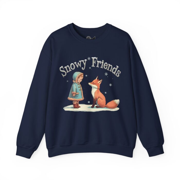 Snowy Friends Unisex Heavy Blend™ Crewneck Sweatshirt - Image 41