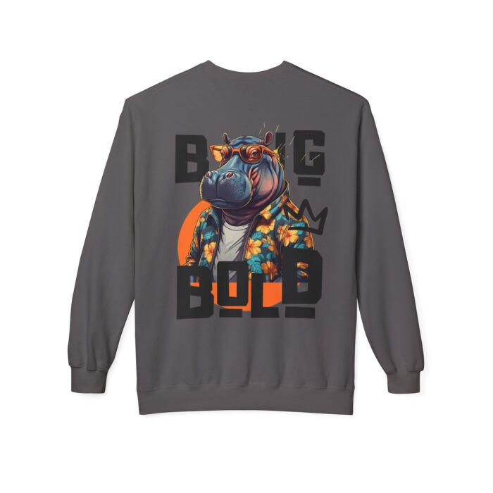 Big Bold Unisex Midweight Softstyle Fleece Crewneck Sweatshirt - Image 38
