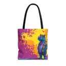 Stylish Hippo Tote Bag (AOP)