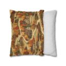 Map of Memories Spun Polyester Square Pillowcase
