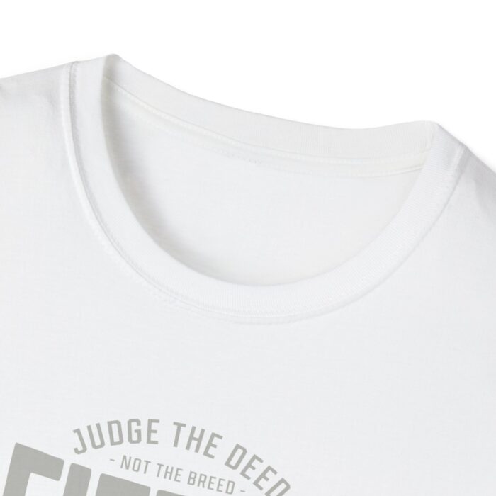 Fierce pitbull heart Unisex Softstyle T-Shirt - Image 3