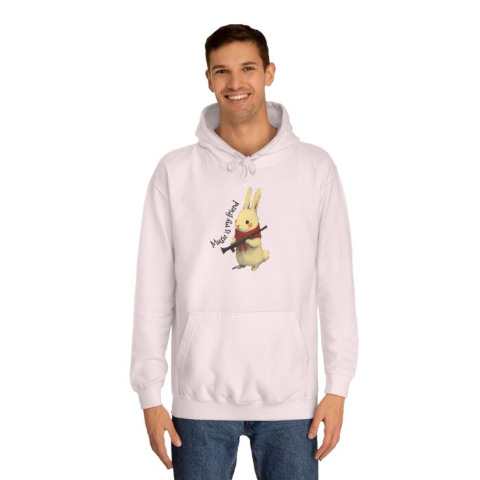 Music is my friend Unisex College Hoodie - Image 11