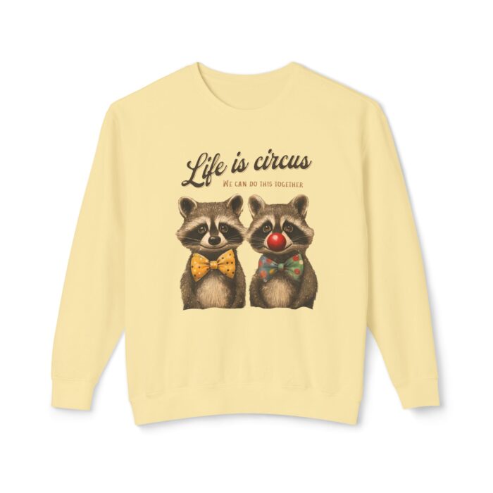 Life is circus Unisex Lightweight Crewneck Sweatshirt - Image 13