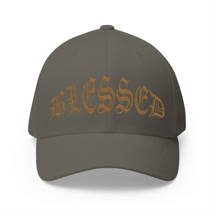 Blessed Embroidered Cap - Stylish Closed-Back Structured Hat for Faith and Everyday Wear - Image 5