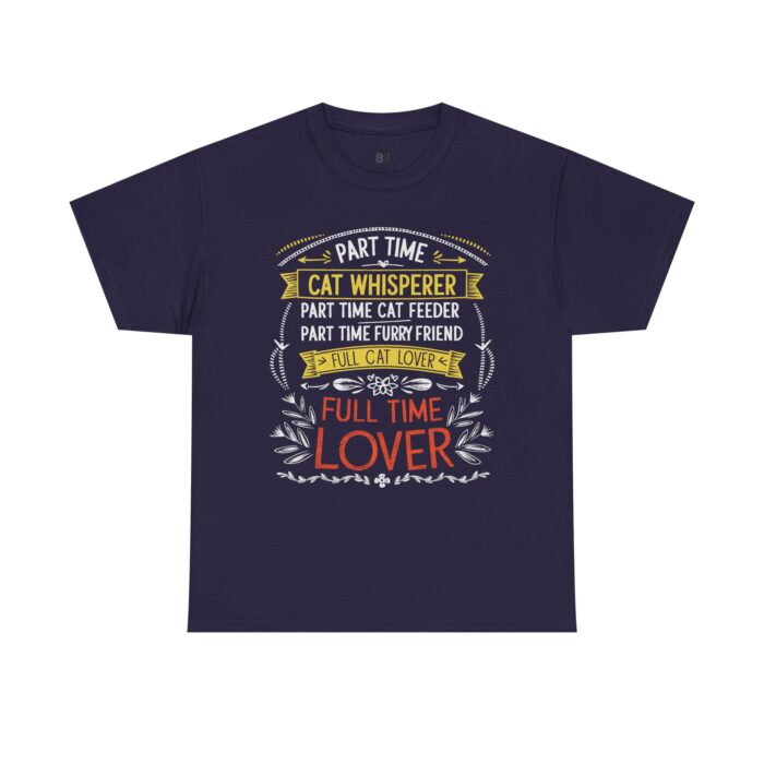 Cat whisperer Unisex Heavy Cotton Tee - Image 9