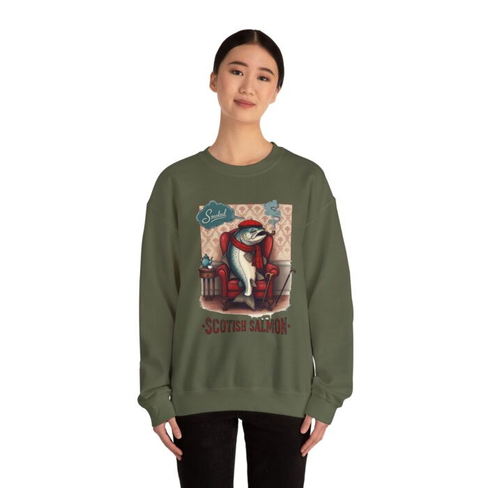 Scottish Salmon Unisex Heavy Blend™ Crewneck Sweatshirt - Image 28