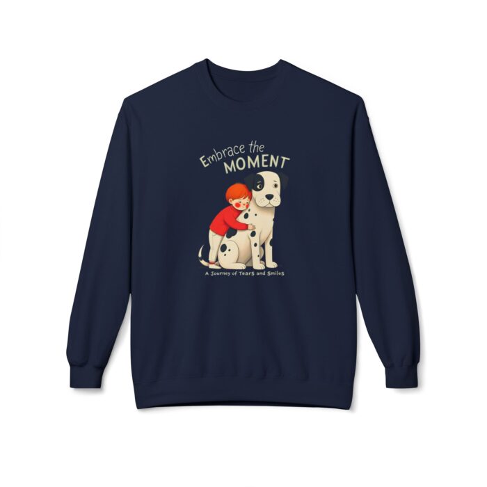 Embrace the moments2 Unisex Midweight Softstyle Fleece Crewneck Sweatshirt - Image 45