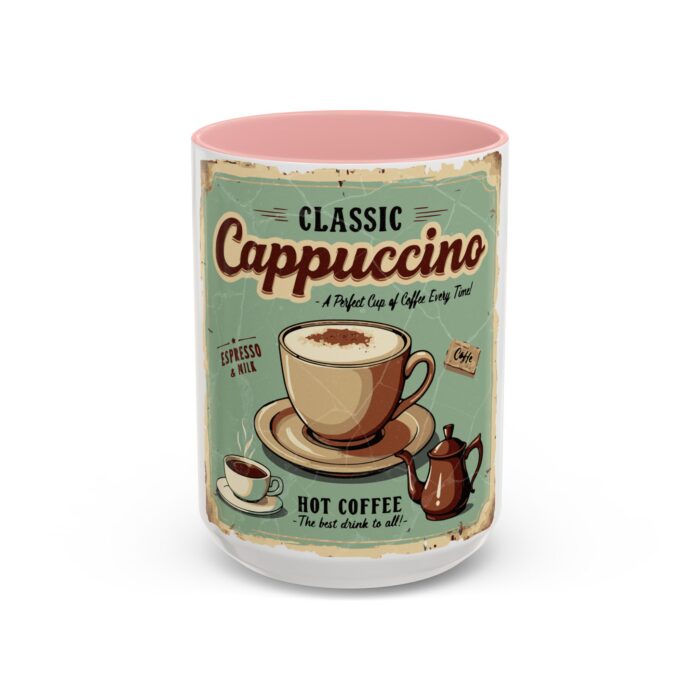 Classic Cappuccino Accent Coffee Mug (11, 15oz) - Image 25