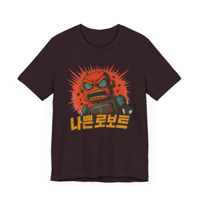 Bad Robot Retro Graphic Tee with Bold Robot Design - Image 11