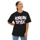 Korean style Unisex Oversized Boxy Tee