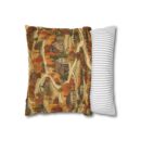 Map of Memories Spun Polyester Square Pillowcase