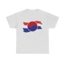 Unisex Heavy Cotton Tee - Korean Flag Inspired Design - Perfect for Cultural Celebrations and Casual Wear