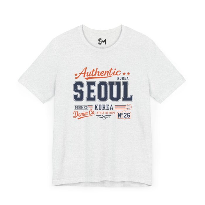 SEOUL KOREA Athletic Dept. Unisex Jersey Short Sleeve Tee - Image 7