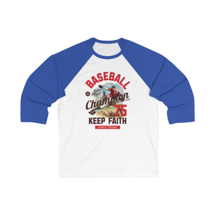 Baseball Champion Unisex 34 Sleeve Baseball Tee - Image 9