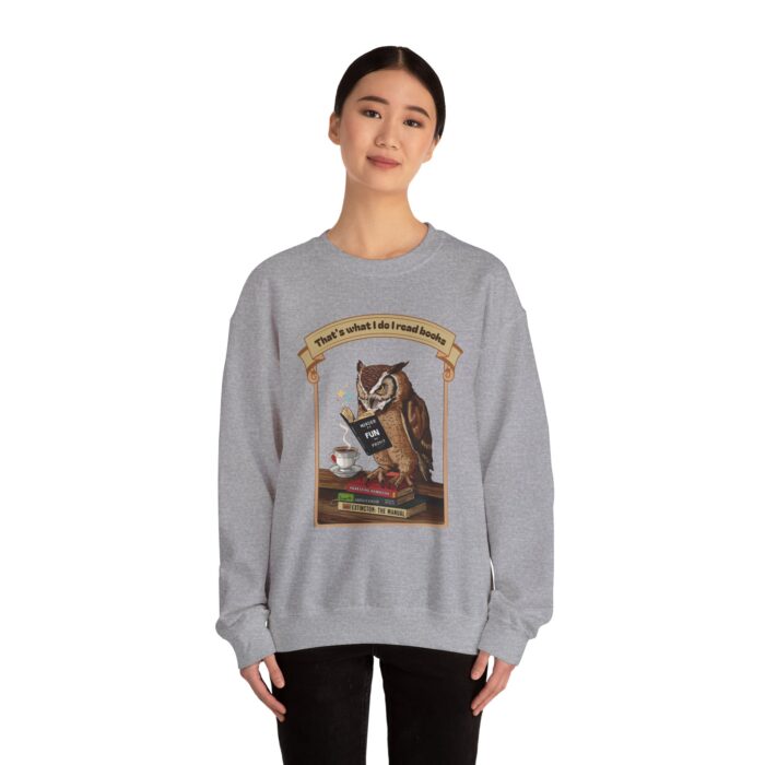 I read books Unisex Heavy Blend™ Crewneck Sweatshirt - Image 12