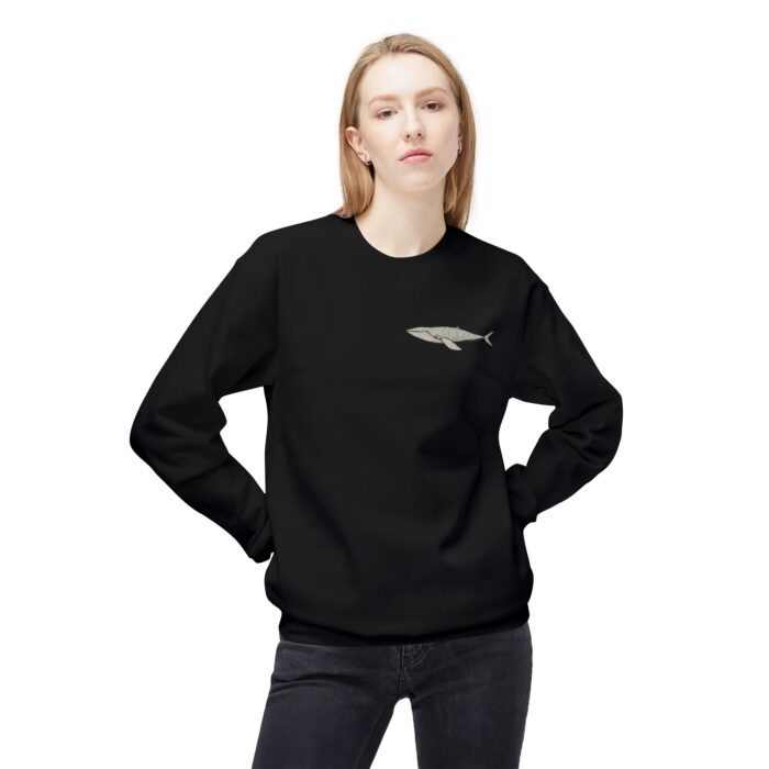 For Whales Unisex Midweight Softstyle Fleece Crewneck Sweatshirt - Image 3